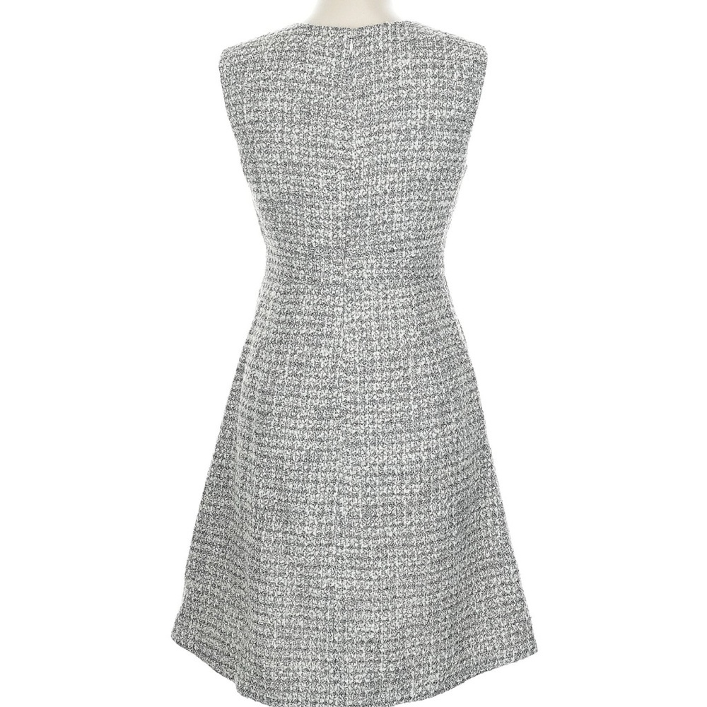 J Crew Gray Silver Tweed Cocktail Dress - Picture 2 of 4